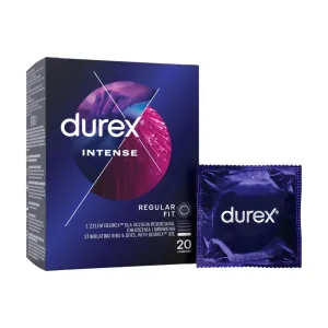 Durex Intense 20 vnt. prezervatyvų dėžutė