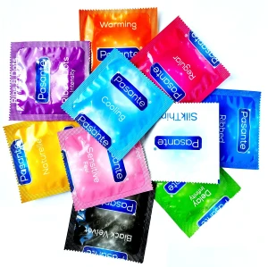 Pasante prezervatyvų rinkinys 50 vnt.