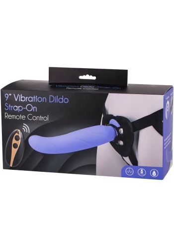9'' Vibration Dildo Strap-On
