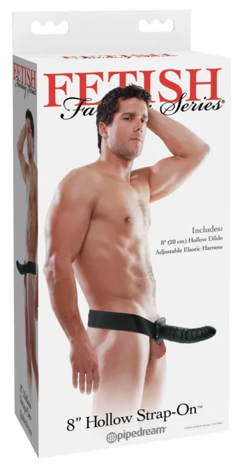 Fetish Fantasy 8 Hollow Strap-on Black