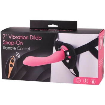 7'' Vibration Dildo Strap-On